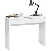 Preisbrecher Schreibtisch >CHECKER 1< in weiß - 100x80x40cm (BxHxT)