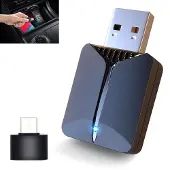 Slyrun Fahrzeug CarPlay Box Kabelfrei,Wireless CarPlay USB Adapter für Auto-Infotainment