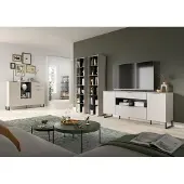 Freiraum Wohnwand >Noida< in kaschmir - 305x192x41cm (BxHxT)