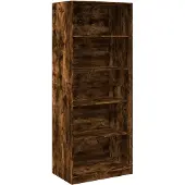 vidaXL Kleiderschrank Räuchereiche 80x50x200 cm Holzwerkstoffs