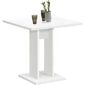 Preisbrecher Säulen-Esstisch >BANDOL 1< in weiß - 70x77,5x70cm (BxHxT)