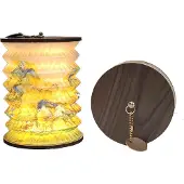 Slyrun Tragbare LED-Leuchte (faltbar, Touch-Dimmer) USB-Ladefunktion – perfekt für Camping, Lesen & Dekoration