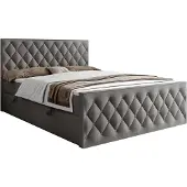 Lookway Kontinentalbett INEZ II mit Bettkasten, 160x200, Royal Velvet 250