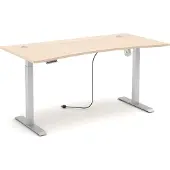 Freiraum Schreibtisch >Santorin< in Riva Eiche Nachbildung, Melamin - 160x72x77cm (BxHxT)