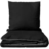 Leonado vicenti Bettwäsche 135x200 cm Fleece Schwarz Anthrazit Wendeseite Winter warm