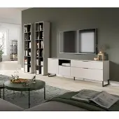 Freiraum Wohnwand >Noida< in kaschmir - 305x192x41cm (BxHxT)