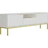 Petits-meubles TV-Möbel Seattle , Weiß, 175cm