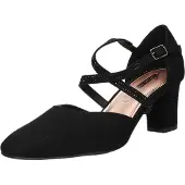 Living Updated Pumps mit Riemen (diverse Absätze) 224414-007-BK