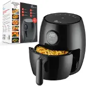 Extralink Heißluftfritteuse 2 L, 1000W, Timer, kompakt, schwarz