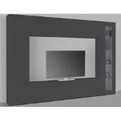 Freiraum Wohnwand >Benevent< (4-teilig) in Anthrazit matt - 260x180x30 (BxHxT)