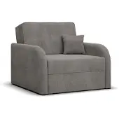 Mebligo Sessel mit Schlaffunktion, Schlafsessel für Wohnzimmer, SOMO 80cm, Dunkelgrau