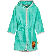 Playshoes Frottee-Bademantel DIE MAUS Schwimmring in türkis | Gr.: 122-128