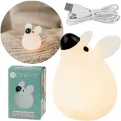 Sarcia.eu Mary's Silikon-LED-Nachtlicht Maus, Einschlaflampe fürs Kinderzimmer, USB-aufladbar