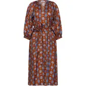 Seidensticker Sommerkleid 3/4 V-Neck Druck