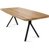 58 aufm Kessel Esstisch Danette 10 180x77x90 Esszimmertisch Massivholz Wildeiche