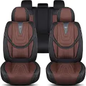 BREMER SITZBEZÜGE Schonbezüge-Komplettset für Kia Venga Bj 2009-19 in Schwarz/Braun FM9