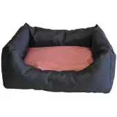 4myBaby GmbH Best For Pets Anthrazit-Rosa Hundebett 75x60cm mit Qualität Easy