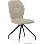 58 aufm Kessel Esszimmerstuhl (4er-Set) Dinnie 51x92x60 Schwarz/Natur