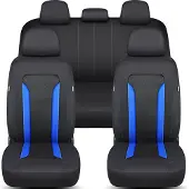 BREMER SITZBEZÜGE Schonbezüge-Komplettset für Hyundai Getz Bj 2002-08 in Schwarz/Blau FT1