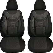 BREMER SITZBEZÜGE VW Tiguan 2 Bj 2006-22 kompatible Schonbezüge in Schwarz 910