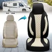 BREMER SITZBEZÜGE Wohnmobil Sitzbezüge für Ford Nugget Transit Custom (WPL410)