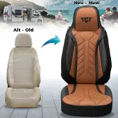 BREMER SITZBEZÜGE Wohnmobil Sitzbezüge & Schonbezüge für Fiat Ducato Citroen Jumper Peugeot Boxer | Passgenaue Vordersitzbezüge | Teilintegriert, Kastenwagen & Alkoven | Sitzbezug Fahrer & Beifahrersitz