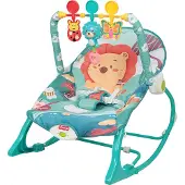 DazHom Babywippe Elektrische Babywippe mit Musik Babyschaukel Schaukelwippe 80x60x43cm Blau