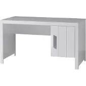 58 aufm Kessel SCHREIBTISCH Karalynn 137x72x76 aus MDF in Weiß
