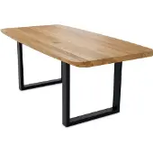 58 aufm Kessel Esstisch Danette 4 160x78x90 Esszimmertisch Massivholz Wildeiche