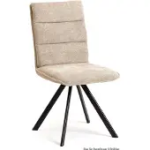 58 aufm Kessel Esszimmerstuhl (6er-Set) Debbi 47x92x60 Schwarz/Natur