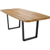 58 aufm Kessel Esstisch Danette 6 180x77x90 Esszimmertisch Massivholz Wildeiche