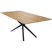58 aufm Kessel Esstisch Dagmar 9 180x74x90 Esszimmertisch Massivholz Wildeiche