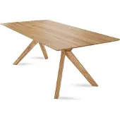 58 aufm Kessel Esstisch Dagmar 1 180x76x90 Esszimmertisch Massivholz Wildeiche
