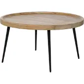 Home24 Couchtisch - Mango / Schwarz