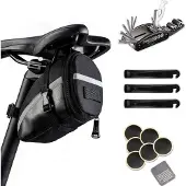 Odsellingaaa Fahrradwerkzeugset 16 in 1 Fahrrad Multitools Reparatur Werkzeug-Set Mit Fahrradtasche