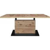 58 aufm Kessel Couchtisch Höhenverstellbar Else 3 120x56x70 Holzwerkstoff Viking Oak