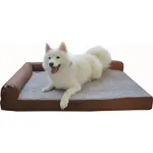 Raikou Hundebett Hundesofa Tierbett Anti Rutsch Braun Melange Gr. 100*80*9cm