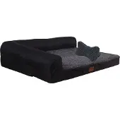 Raikou Hundebett Hundesofa Tierbett Anti Rutsch Schwarz Melange Gr. 100*80*9cm