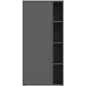 SMARTBett GmbH SMARTBett Schrank Kleiderschrank Aktenschrank passend für das Schrankbett Anthrazit