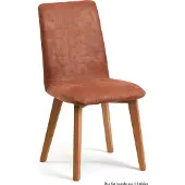 58 aufm Kessel Esszimmerstuhl (4er-Set) Darci 47x92x60 Eiche geölt/Cognac