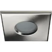 C-Light LED Feuchtraum Spot IP44 alu gebürstet Eckig 12V 3W neutralweiss