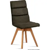 58 aufm Kessel Esszimmerstuhl drehbar (8er-Set) Doris 47x92x60 Eiche geölt/Khaki