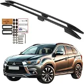 Erkul Dachreling MITSUBISHI ASX SUV 2010- Schwarz Aluminium Langlebig Solide