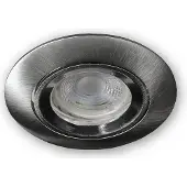 C-Light LED Einbaustrahler GU10 230V 902 alu gebürstet 5,5W warmweiß