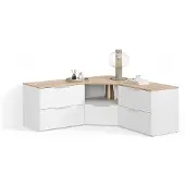 Livinity Wohnwand Piave Weiß 3 Teile, Model 58851