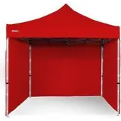 Pártystany-Jiín s.r.o. Faltpavillon 3x3m ALU Premium volle Seitenwand - Rot