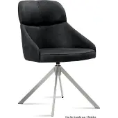 58 aufm Kessel Esszimmerstuhl drehbar (4er-Set) Deeanne 52x82x63 Edelstahl/Anthrazit