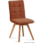 58 aufm Kessel Esszimmerstuhl (2er-Set) Dinny 47x91x60 Eiche geölt/Cognac