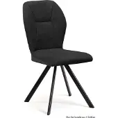 58 aufm Kessel Esszimmerstuhl (4er-Set) Delta 51x92x60 Schwarz/Anthrazit