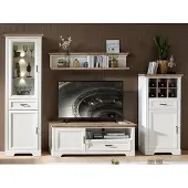 Möbelando Wohnwand Schrankwand Mediawand Wohnzimmerwand TV-Wand Anbauwand "Jillana IV"
